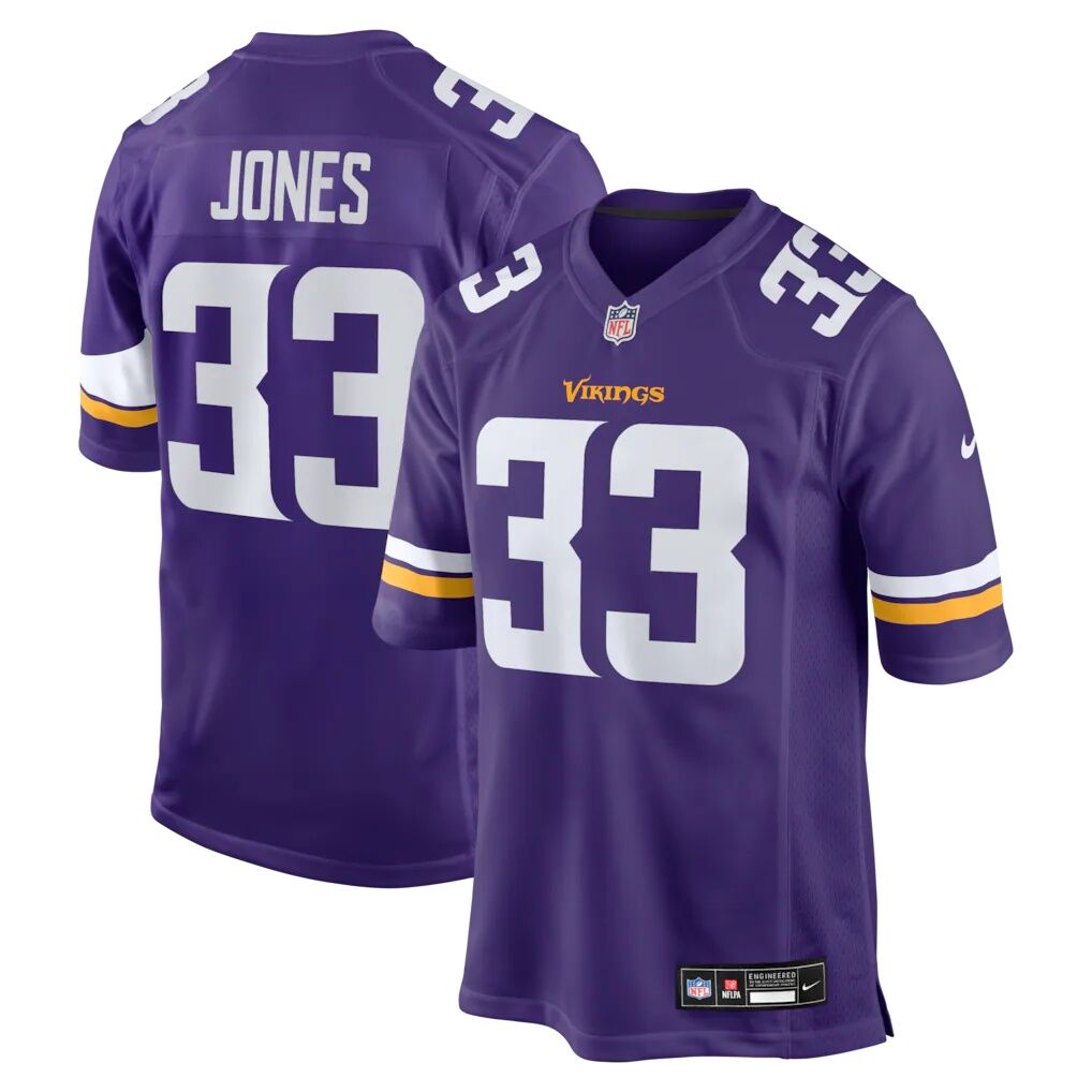 Aaron Jones Minnesota Vikings Nike Game Player Jersey