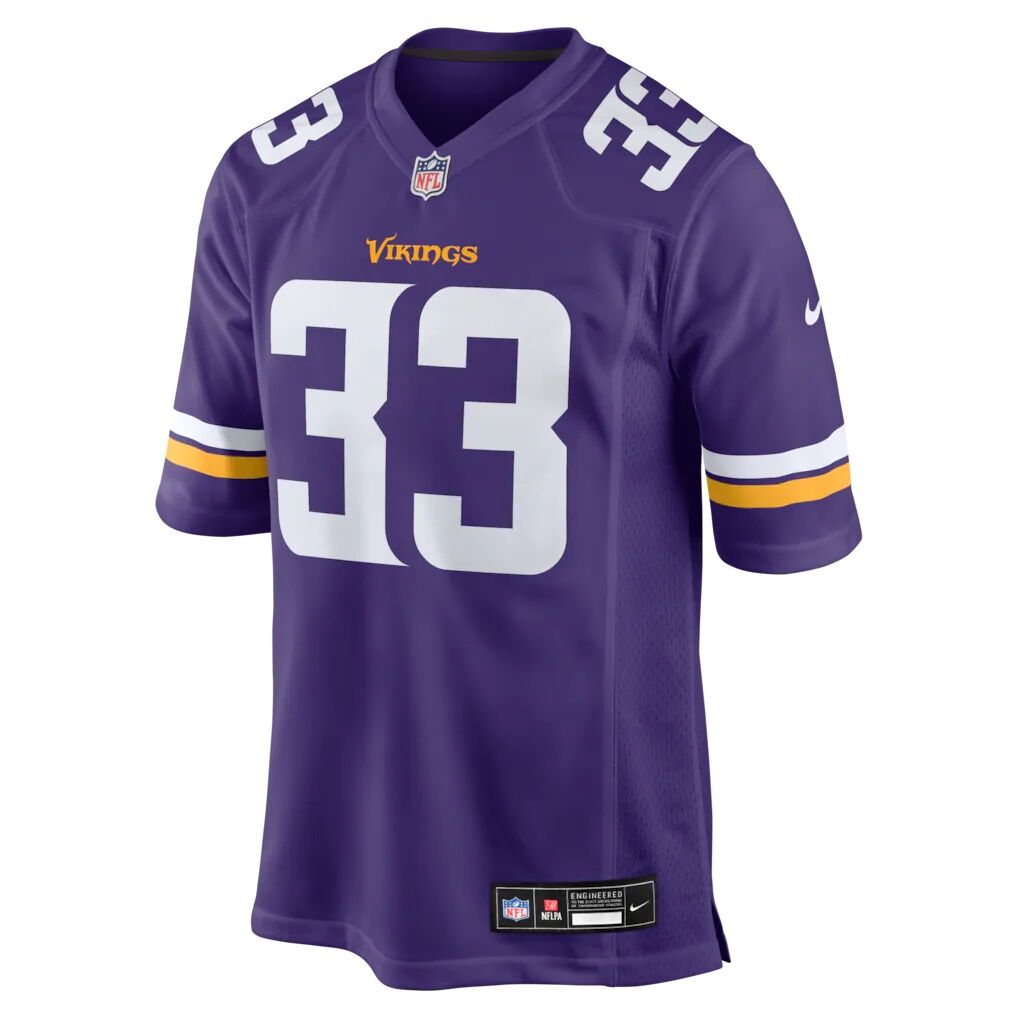 Aaron Jones Minnesota Vikings Nike Game Player Jersey