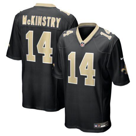 Ga'Quincy McKinstry New Orleans Saints Nike Player Game Jersey - Black - Front View