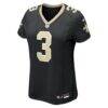 Travis Etienne Jr New Orleans Saints Nike Women's Team Game Jersey - Black - Alt1