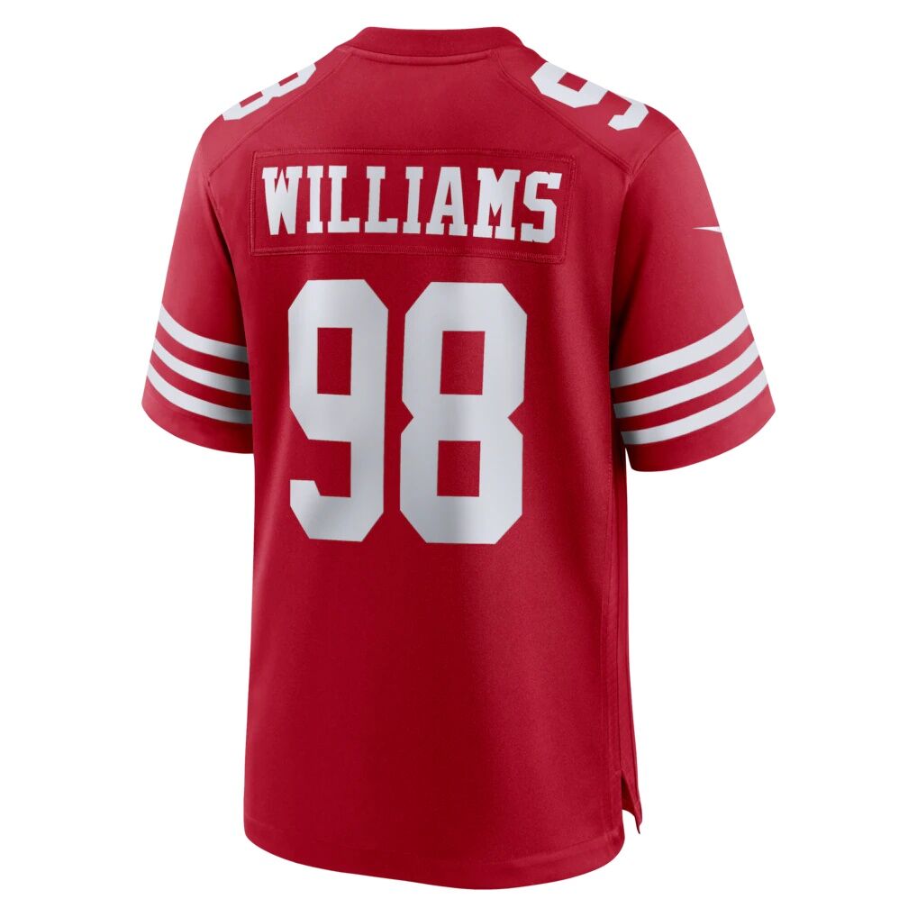 Mykel Williams San Francisco 49ers Nike Game Player Jersey - Scarlet