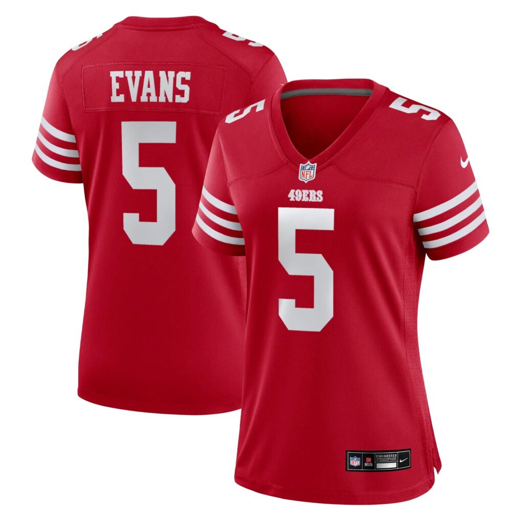 Mike Evans San Francisco 49ers Nike Women's Game Jersey - Scarlet