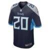 Tony Pollard Tennessee Titans Nike Game Player Jersey - Navy - Side View