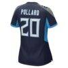Tony Pollard Tennessee Titans Nike Women's Game Player Jersey - Navy - Detail View