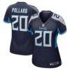 Tony Pollard Tennessee Titans Nike Women's Game Player Jersey - Navy - Front View
