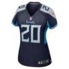 Tony Pollard Tennessee Titans Nike Women's Game Player Jersey - Navy - Side View