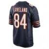 Colston Loveland Chicago Bears Nike Team Game Jersey - Navy - Detail View