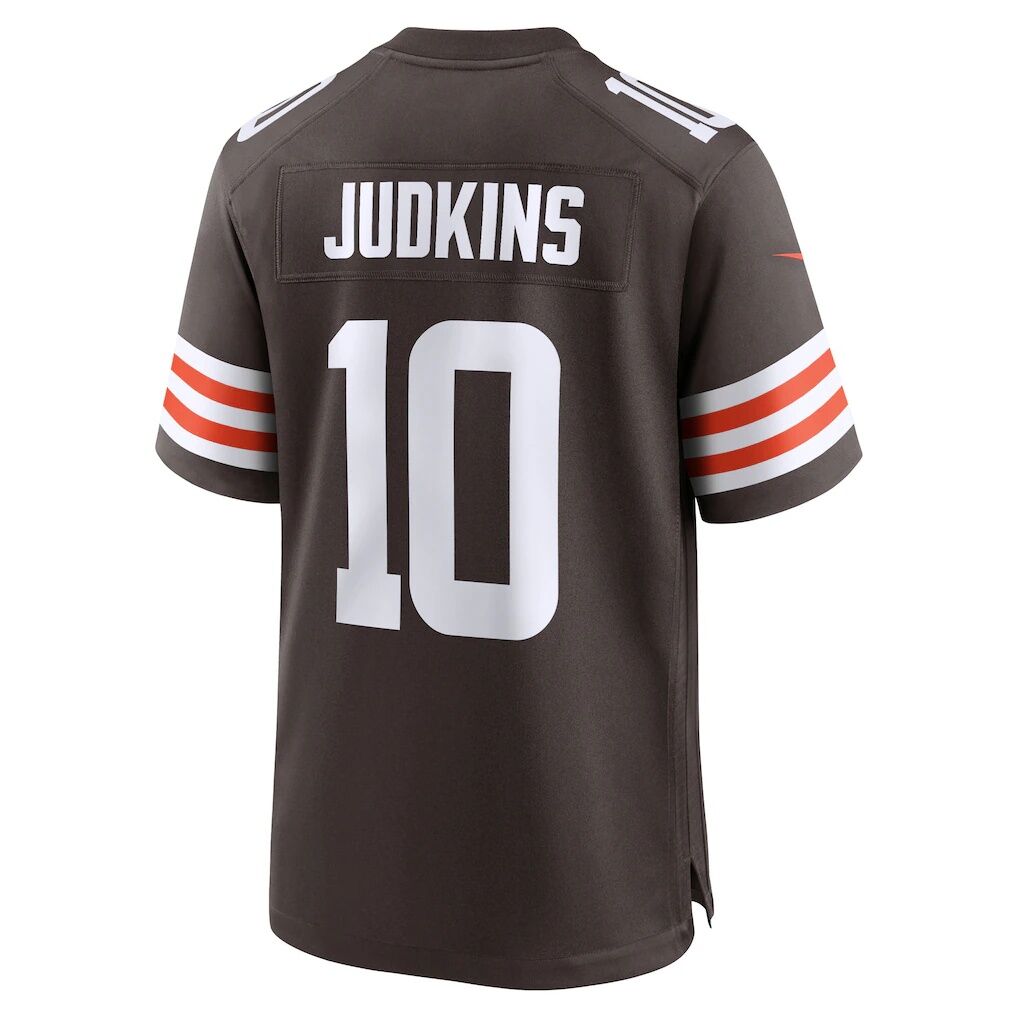 Quinshon Judkins Cleveland Browns Nike 2025 NFL Draft Game Jersey