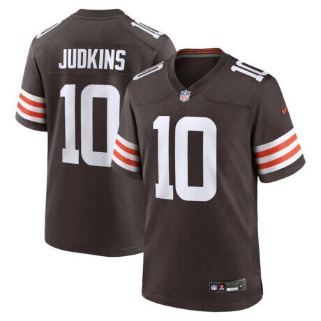 Quinshon Judkins Cleveland Browns Nike 2025 NFL Draft Game Jersey - Brown - Front View