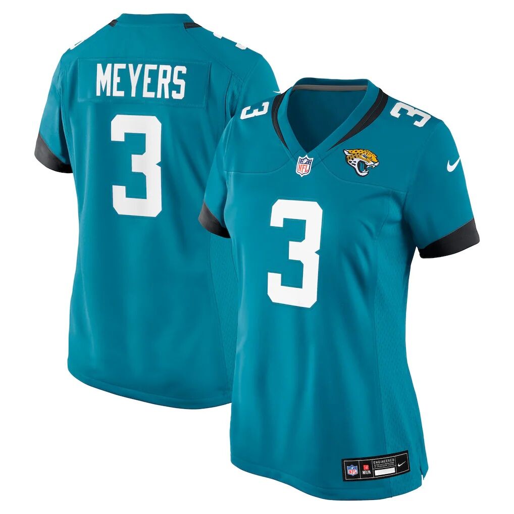 Jakobi Meyers Jacksonville Jaguars Nike Women's Team  Game Jersey