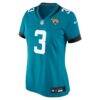 Jakobi Meyers Jacksonville Jaguars Nike Women's Team Game Jersey - Teal - Side View