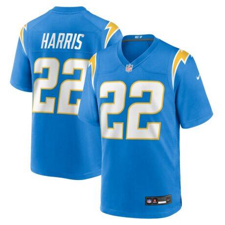 Najee Harris Los Angeles Chargers Nike Game Player Jersey - - Front View
