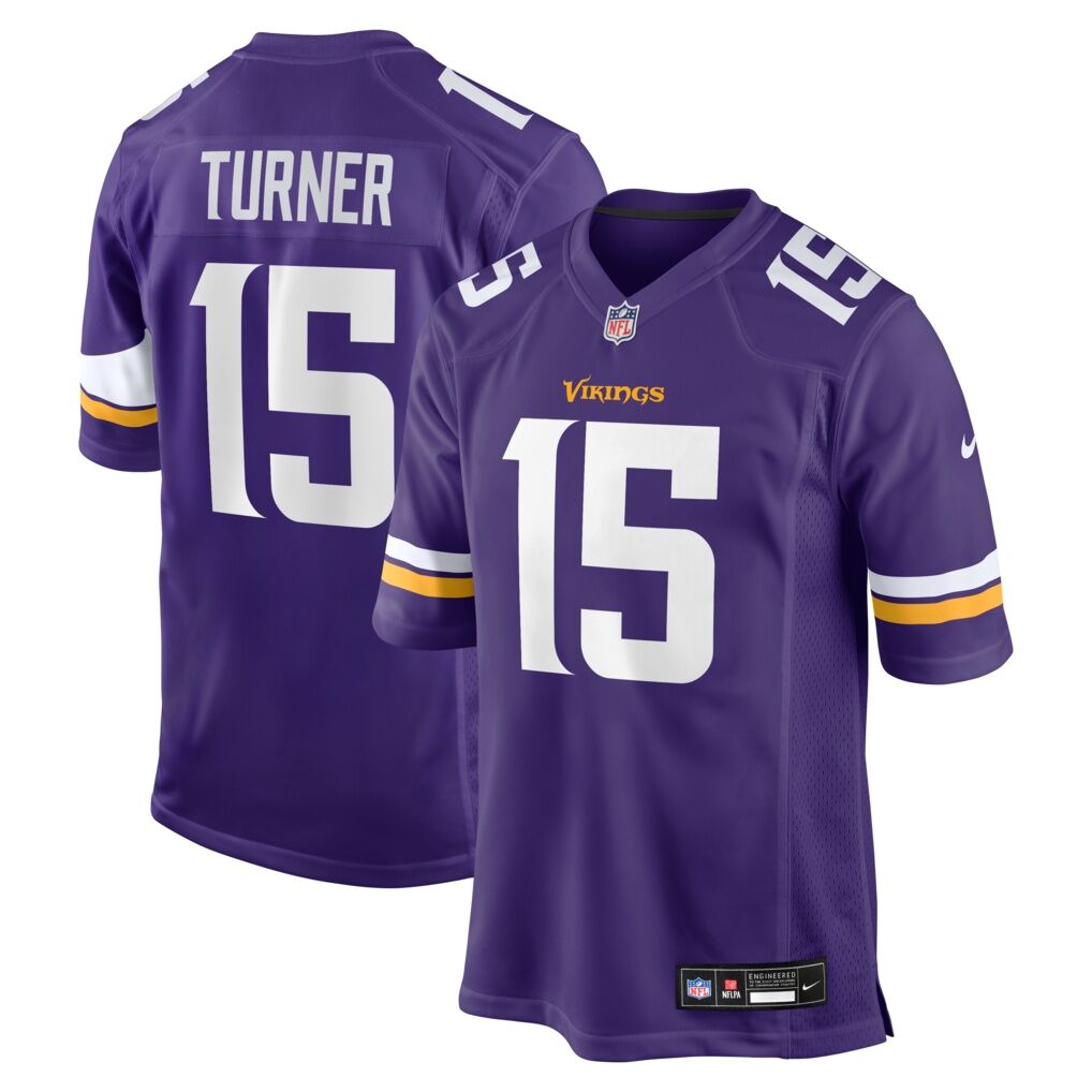 Dallas Turner Minnesota Vikings Nike  Player Game Jersey