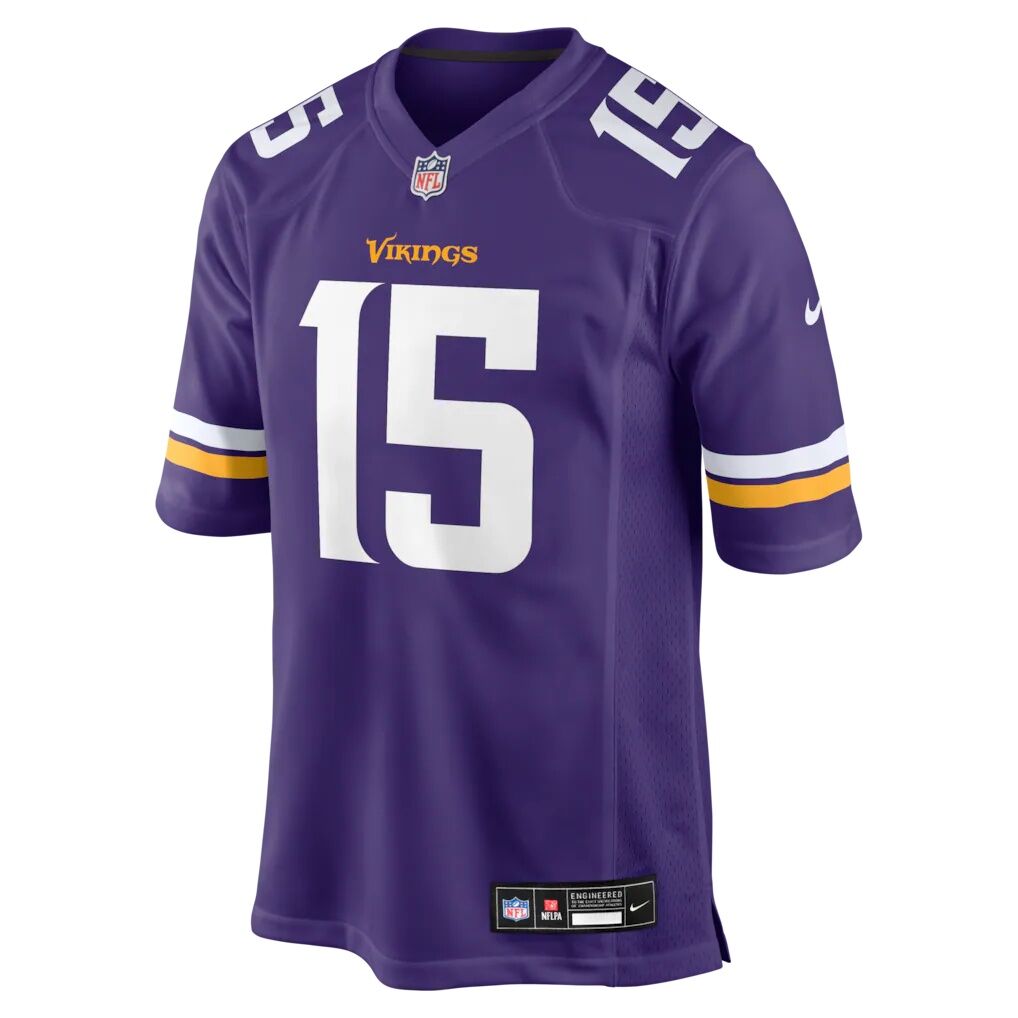 Dallas Turner Minnesota Vikings Nike  Player Game Jersey