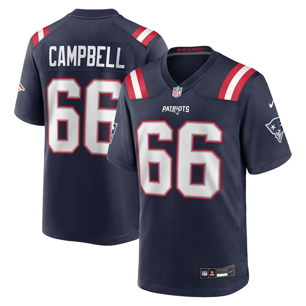 Will Campbell New England Patriots Nike Team Game Jersey
