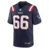 Will Campbell New England Patriots Nike Team Game Jersey - Navy - Side View