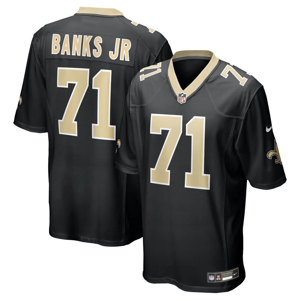 Kelvin Banks Jr. New Orleans Saints Nike Game Player Jersey