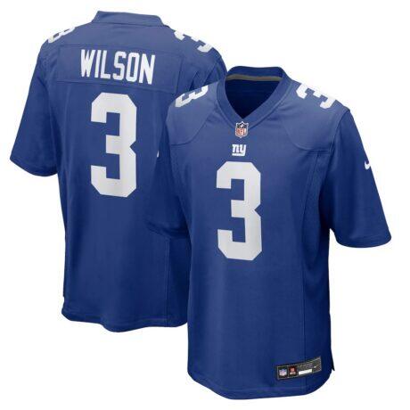 Russell Wilson New York Giants Nike Game Jersey - - Front View