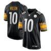 Roman Wilson Pittsburgh Steelers Nike Game Player Jersey - Black - Front View