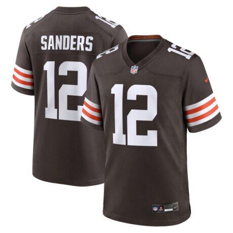 Shedeur Sanders Cleveland Browns Nike 2025 NFL Draft Game Jersey - Brown - Front View