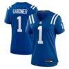 Ahmad Sauce Gardner Indianapolis Colts Nike Women's Team Game Jersey - - Front View