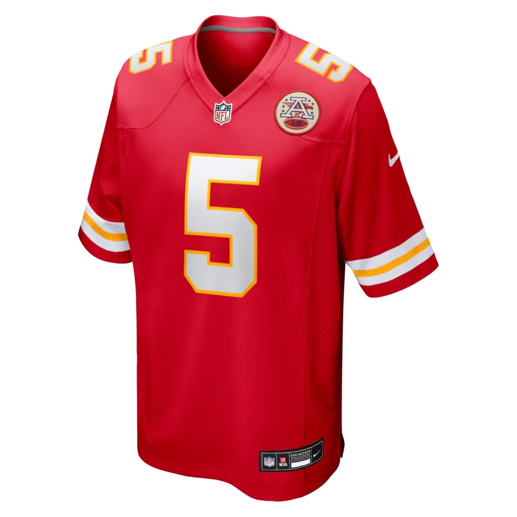 Kansas City Chiefs Nike 2026 NFL Draft First Round Pick No. 6 Team Game Jersey