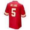 Kansas City Chiefs Nike 2026 NFL Draft First Round Pick No. 6 Team Game Jersey - Red - Alt2