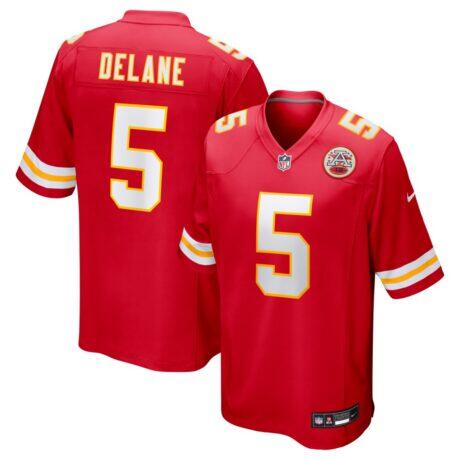 Kansas City Chiefs Nike 2026 NFL Draft First Round Pick No. 6 Team Game Jersey - Red - Front View
