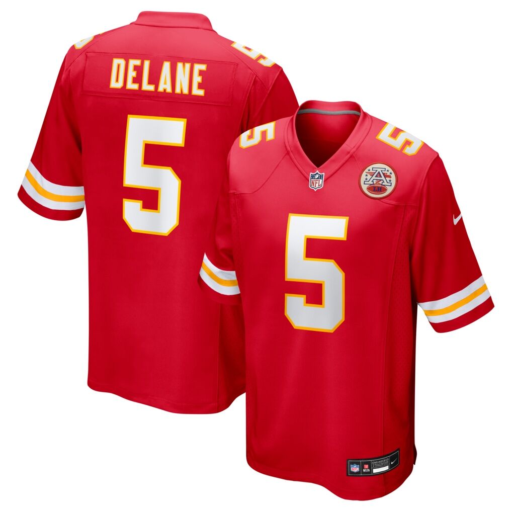 Kansas City Chiefs Nike 2026 NFL Draft First Round Pick No. 6 Team Game Jersey