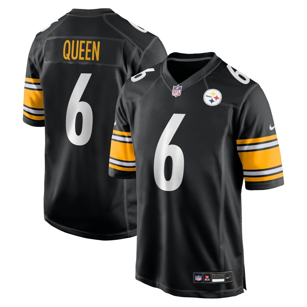 Patrick Queen Pittsburgh Steelers Nike Game Player Jersey