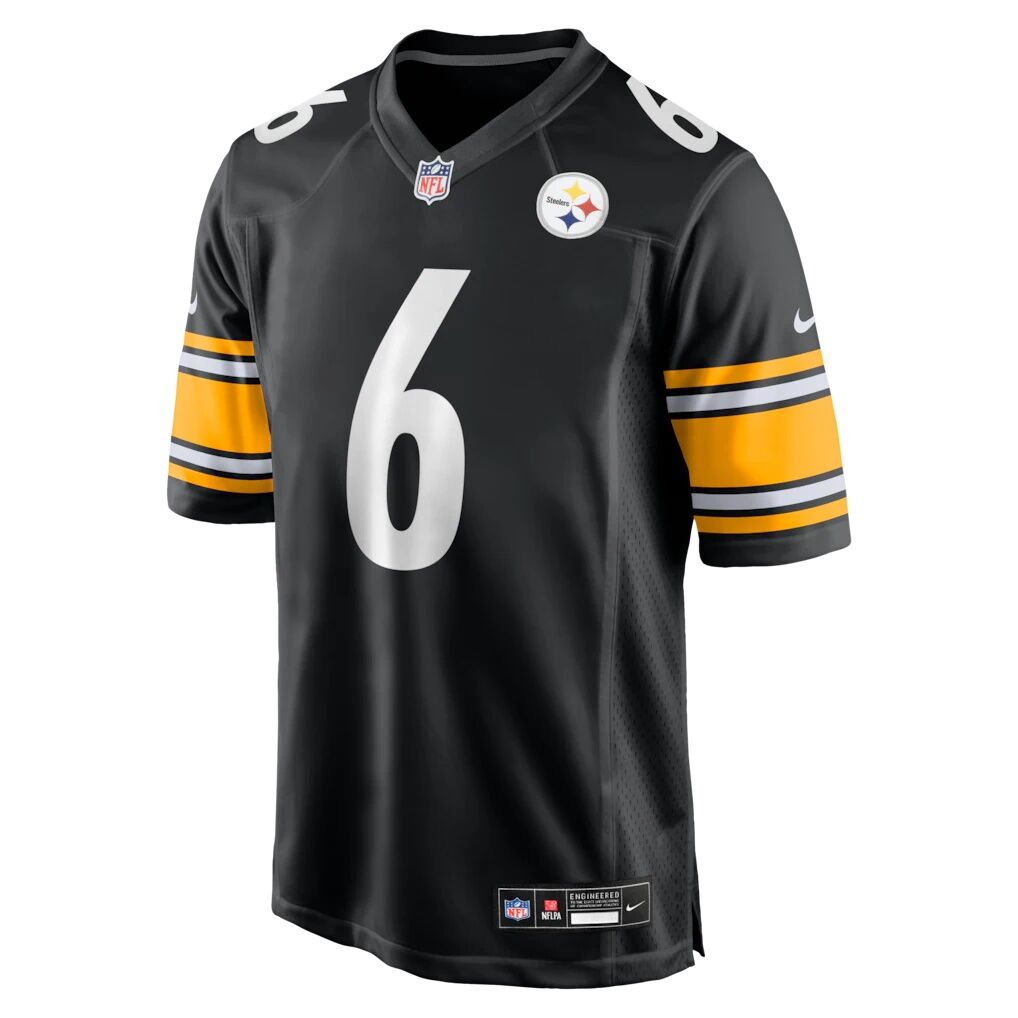 Patrick Queen Pittsburgh Steelers Nike Game Player Jersey