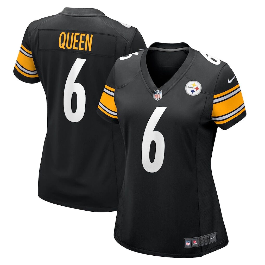 Patrick Queen Pittsburgh Steelers Nike Women's Game Player Jersey