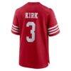Christian Kirk San Francisco 49ers Nike Team Game Jersey - - Detail View