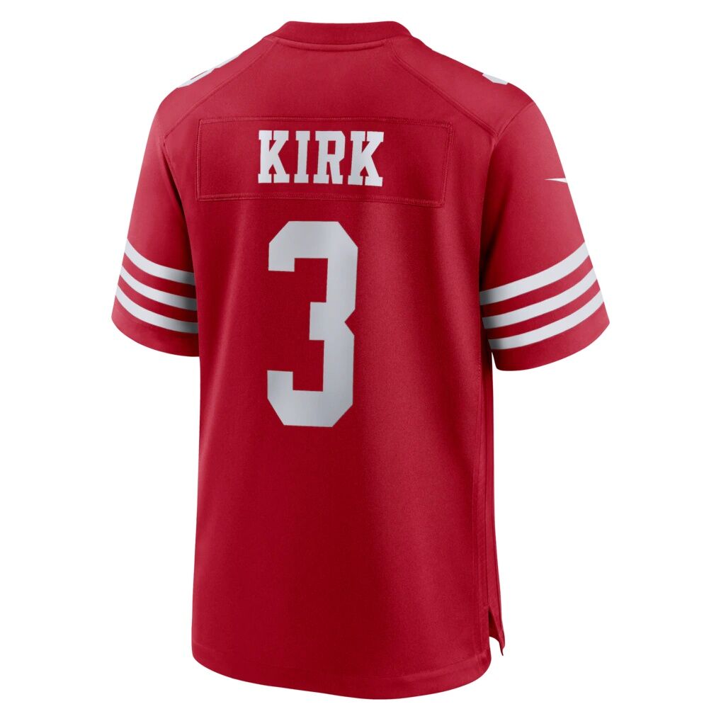 Christian Kirk San Francisco 49ers Nike Team Game Jersey -  Scarlet