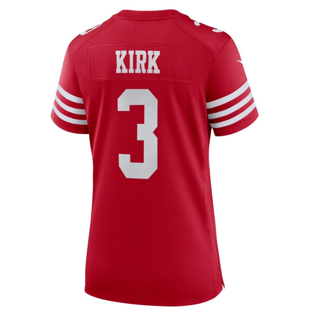 Christian Kirk San Francisco 49ers Nike Women's Team Game Jersey -  Scarlet