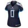 Calvin Ridley Tennessee Titans Nike Women's Game Player Jersey - Navy - Side View