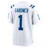 Ahmad Sauce Gardner Indianapolis Colts Nike Game Jersey - White - Detail View