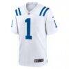Ahmad Sauce Gardner Indianapolis Colts Nike Game Jersey - White - Side View