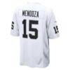 Fernando Mendoza Las Vegas Raiders Nike Game Player Jersey - White - Detail View