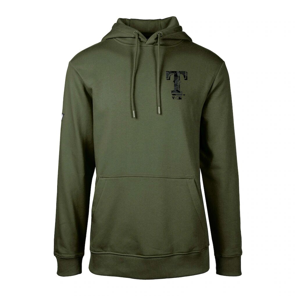 Texas Rangers Levelwear Podium Digital Camo Pullover Hoodie