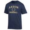 Akron Zips Champion Icon Baseball T-Shirt - Navy - Side View