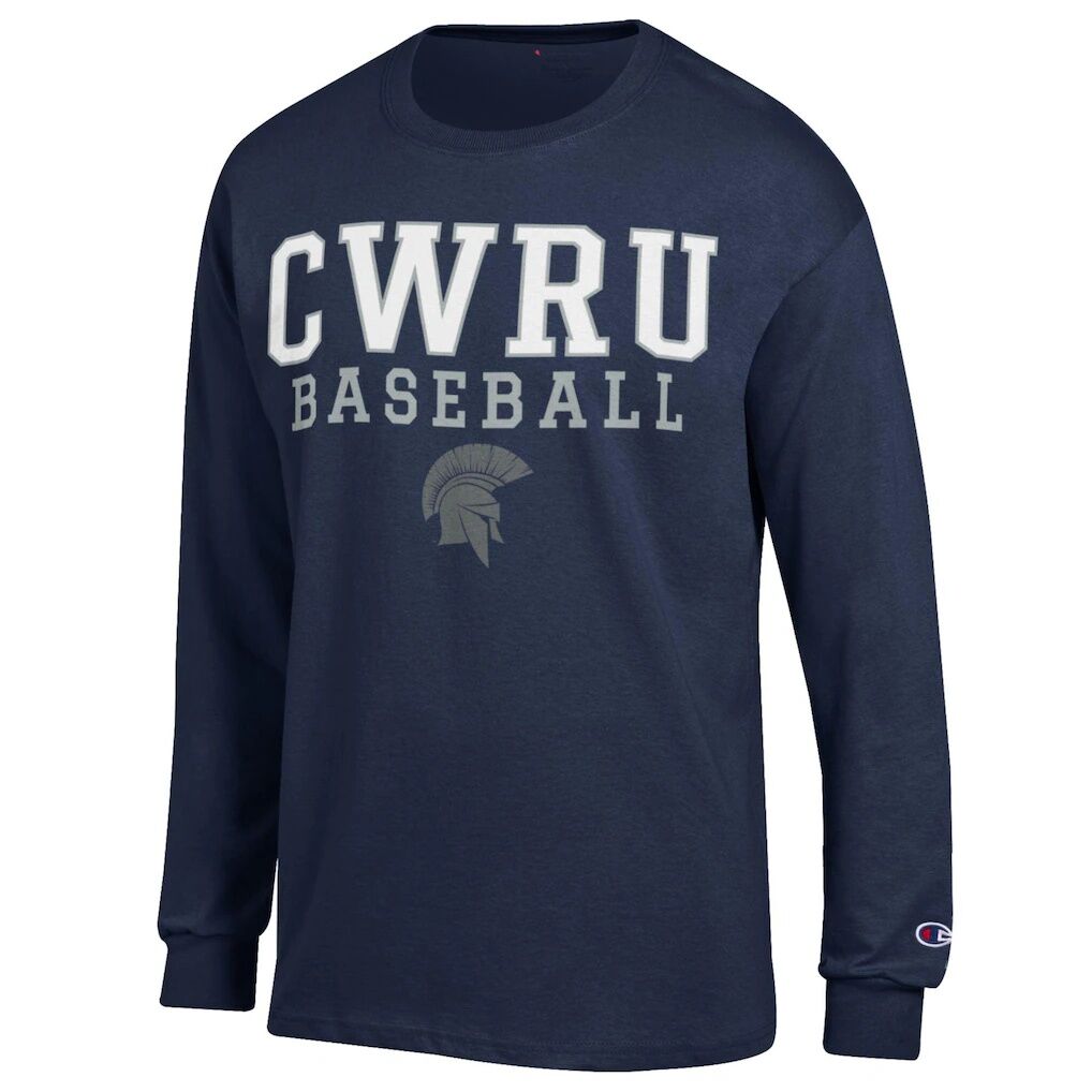 Case Western Reserve Spartans Champion Stack Baseball Long Sleeve T-Shirt
