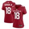 Marvin Harrison Jr. Arizona Cardinals Nike Women's Player Game Jersey - - Front View
