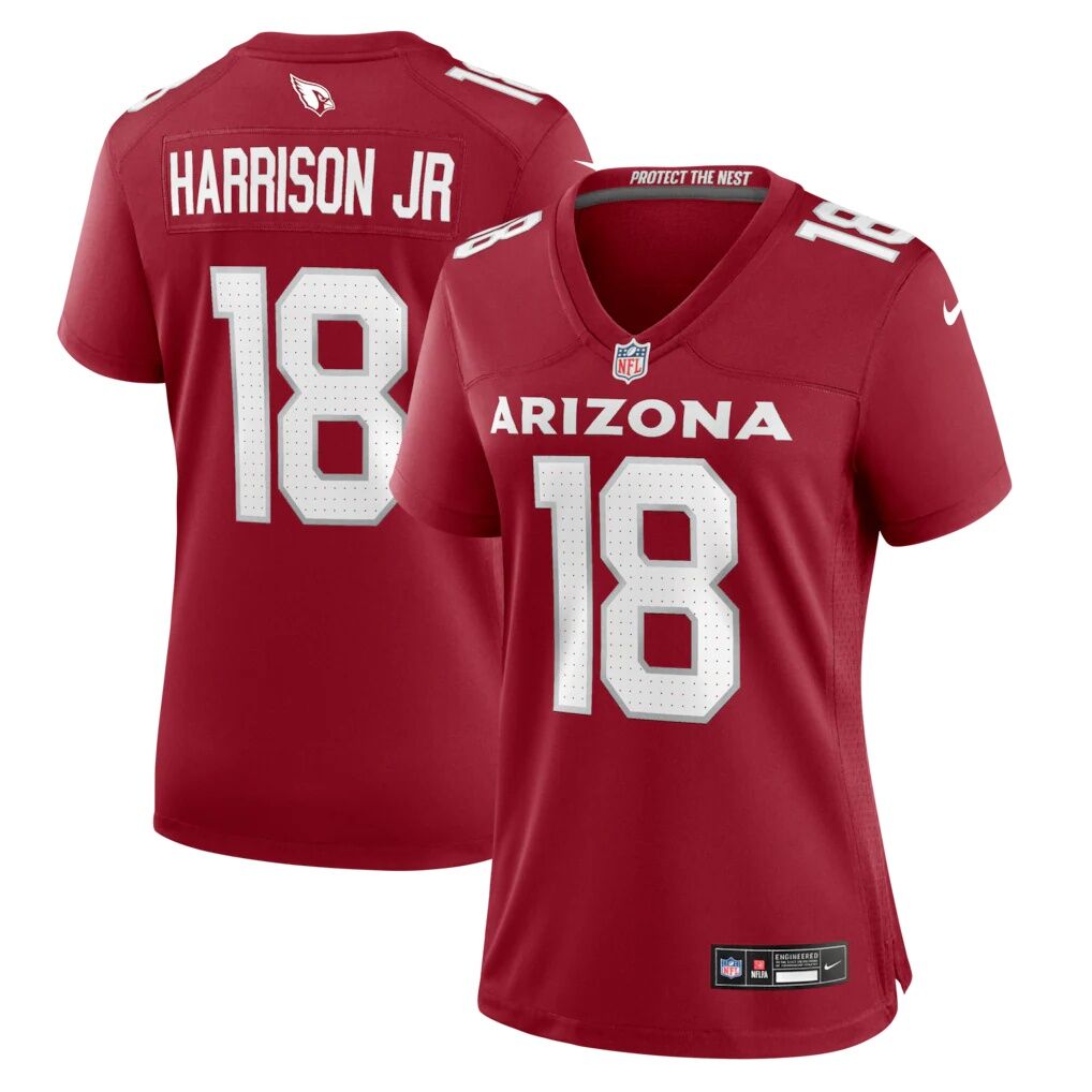 Marvin Harrison Jr. Arizona Cardinals Nike Women's  Player Game Jersey - Cardinal