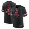 Jeremiyah Love Arizona Cardinals Nike Alternate Game Player Jersey - Black - Front View