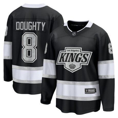 Drew Doughty Los Angeles Kings Fashion7 Home Premier Breakaway Player Jersey - Black - Front View