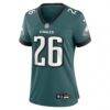 Saquon Barkley Philadelphia Eagles Nike Women's Game Player Jersey - - Side View