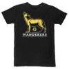 Wolverhampton Wanderers 1863FC Darkness Cometh Light Wolf Slub T-Shirt - Black - Detail View