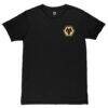 Wolverhampton Wanderers 1863FC Darkness Cometh Light Wolf Slub T-Shirt - Black - Side View