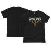 Wolverhampton Wanderers 1863FC Cone Text Jersey T-Shirt - Black - Front View